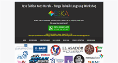 Desktop Screenshot of eskasablon.com